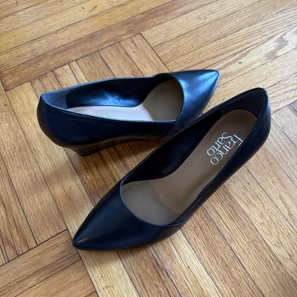 Franco Sarto “Frankie” pumps - Black Women's Heels - Picture 1 of 5